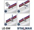 Клипса (серьга) STALMAX LE-SW 9 мм для крепления кабеля (арт. 11826) белый нейлон (уп. 1000 шт) 11826-023 6