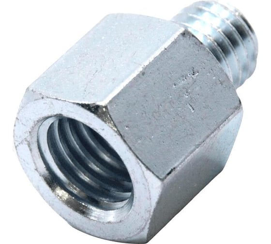 Переходник резьбовой STALMAX L-AD M8 (SW11)х19хM6 (резьба: внутр. M8 / наружн. M6) (арт. 12059) оцинкованная сталь (уп. 200) 12059-023 1