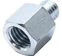 Переходник резьбовой STALMAX L-AD M12 (SW17)х25хM10 (резьба: внутр. M12 / наружн. M10) (арт. 12061) оцинкованная сталь (уп. 100) 12061-023