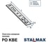 Пластина STALMAX PO KBE 58 150х25х1,2 оконная (арт. 10842) оц. сталь (уп. 400 шт) 10842-023 4