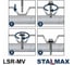 Саморез кровельный STALMAX LSR-MV 5,5х64 сверло №5 удлиненное для металлической обрешетки с EPDM шайбой (арт. 11745) оц. сталь (уп. 200 шт) 11745-023 8