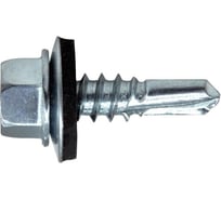 Саморез кровельный STALMAX LSR-M 6,3х19 сверло №3 для металлической обрешетки с EPDM шайбой (арт. 11212) оц. сталь (уп. 500 шт) 11212-023