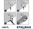 Пластина STALMAX опорная с гайкой LMS-PL M10 (20х70х2) для малых нагрузок (арт. 10929) оц. сталь (уп. 500 шт) 10929-023 7