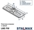 Пластина STALMAX опорная с гайкой LMS-PW M10 (30х80) (арт. 10575) оц. сталь (уп. 150 шт) 10575-023 4
