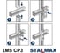 Пластина STALMAX соединительная LMS CP3 41 прямая (арт. 10555) оц. сталь (уп. 100 шт) 10555-023 8
