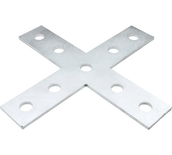 Пластина STALMAX соединительная LMS CP9 41 Х-образная (арт. 10558) оц. сталь (уп. 50 шт) 10558-023 1