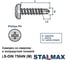 Саморез STALMAX LS-DIN 7504N (M) 4,2х13 со сверлом и полукруглой головой (арт. 11786) оц. сталь (уп. 2000 шт) 11786-023 6