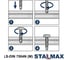 Саморез STALMAX LS-DIN 7504N (M) 4,2х13 со сверлом и полукруглой головой (арт. 11786) оц. сталь (уп. 2000 шт) 11786-023 7