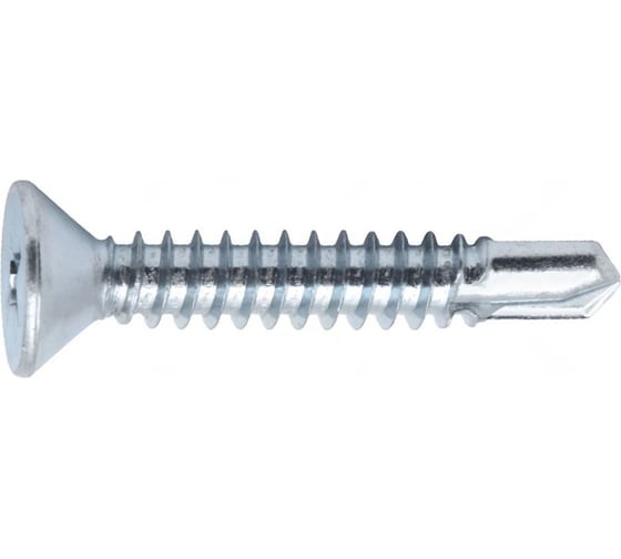 Саморез STALMAX LS-DIN 7504P 4,8х38 со сверлом и потайной головой (арт. 11966) оц. сталь (уп. 1000 шт) 11966-023 1