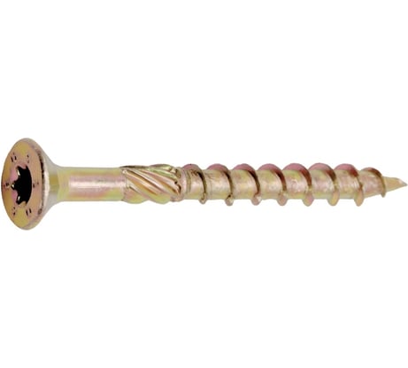 Саморез конструкционный STALMAX LSC-P 8,0х160 с потайной головкой и шлицем TORX (арт. 11990) желтый цинк (уп. 50 шт) 11990-023