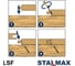 Саморез для напольных покрытий STALMAX LSF 3,5x35 шлиц Torx (арт. 10209) желтый цинк (уп. 500 шт) 10209-023 7