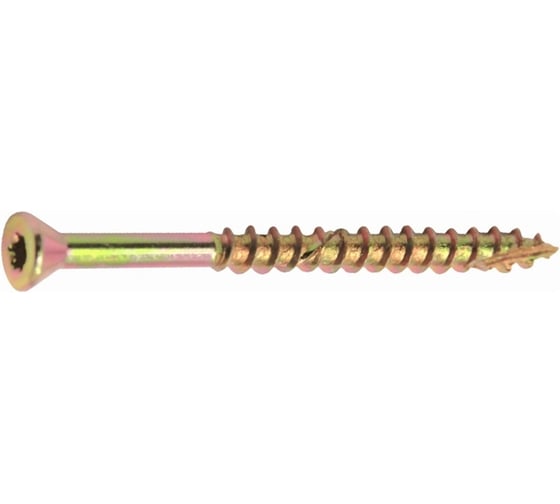 Саморез для напольных покрытий STALMAX LSF 3,5x45 шлиц Torx (арт. 10210) желтый цинк (уп. 500 шт) 10210-023 1
