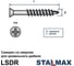 Саморез для кровельного дюбеля STALMAX LSDR 4,8х100 со сверлом (арт. 12262) сталь С1022, покрытие RUSPERT1000H (уп. 200 шт) 12262-023 6