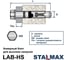 Анкерный болт STALMAX LAB-HS 24х185 (М16) для высоких нагрузок (арт. 11801) оц. сталь (уп. 10 шт) 11801-023 2