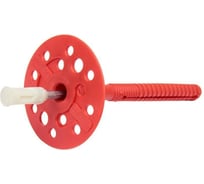 Дюбель гриб для теплоизоляции STALMAX LDT-M 10х120 с металлическим гвоздем и термоголовкой (арт. 11365) PE (уп. 300 шт) 11365-023