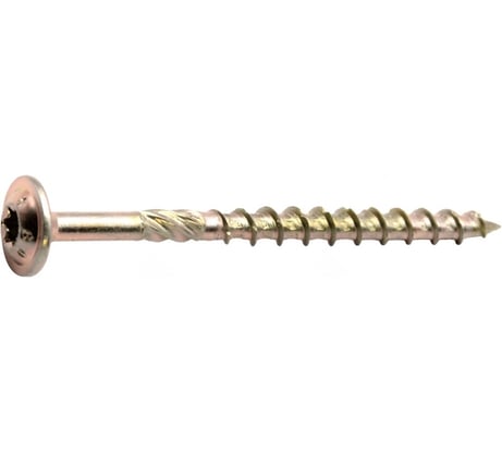 Саморез конструкционный STALMAX LSC-W 8,0х200 c прессшайбой и шлицем TORX (арт. 12004) желтый цинк (уп. 50 шт) 12004-023