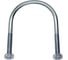 Хомут (скоба) STALMAX U-образный LCU М10 50-60 (2) (DIN 3570) с двумя гайками в комплекте (арт. 10177) оц. сталь (уп. 10 шт) 10177-023 1
