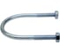 Хомут (скоба) STALMAX U-образный LCU М10 50-60 (2) (DIN 3570) с двумя гайками в комплекте (арт. 10177) оц. сталь (уп. 10 шт) 10177-023 3