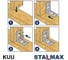 Уголок STALMAX KUU 90х90х40х2 усиленный (арт. 10874) оц. сталь (уп. 50 шт) 10874-023 5