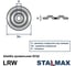 Шайба STALMAX кровельная прижимная LRW d50х6х0,6 (стандарт КСШ 1) (арт. 10878) оц. сталь (уп. 100 шт) 10878-023 3