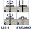Шуруп для бетона STALMAX LSB-S 8x80/30 шестигранная голова с ПШ, кл. пр. 8.8 (арт. 11302) оц. сталь (уп. 50 шт) 11302-023 6