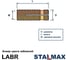Анкер забиваемый STALMAX ЦАНГА LABR 10х28 (М8) распорный (арт. 10105) латунь (уп. 100шт) 10105-023 6