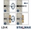 Дюбель STALMAX LD-K 8х40 Тип К распорный с шипами (арт. 10742) полипропилен (уп. 1000 шт) 10742-023 9