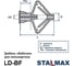 Дюбель STALMAX LD-BF 8х28 Бабочка для гипсокартона (арт. 10731) полипропилен (уп. 500 шт) 10731-023 6