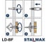 Дюбель STALMAX LD-BF 8х28 Бабочка для гипсокартона (арт. 10731) полипропилен (уп. 500 шт) 10731-023 7