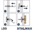 Дюбель STALMAX с шурупом LDD 10х40/4х60 для гипсокартона и листовых материалов (арт. 12162) нейлон/оц. сталь (уп. 100 шт) 12162-023 8