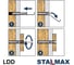 Дюбель STALMAX с шурупом LDD 10х40/4х60 для гипсокартона и листовых материалов (арт. 12162) нейлон/оц. сталь (уп. 100 шт) 12162-023 9