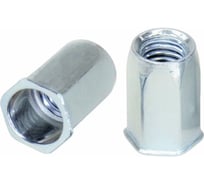 Заклепка-гайка STALMAX шестигранная LZH-R М 5х14,5 (0,5-3,0) с уменьшенным бортиком (арт. 10489) оц. сталь (уп. 1000 шт) 10489-023