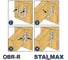Опора бруса STALMAX OBR-R 140х100х76х2 открытая (арт. 10838) оц. сталь (уп. 10 шт) 10838-023 2