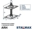 Компенсатор усадки STALMAX ARH М20х100х200х100х4 с приварной гайкой (арт. 10817) оц. сталь (уп. 1 шт) 10817-023 5