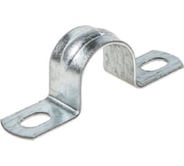 Скоба двухлапковая STALMAX L-SMD 31-32 мм металлическая для труб, металлорукава и кабеля (арт. 11385) оц. сталь (уп. 300 шт) 11385-023