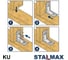 Уголок STALMAX KU 50х50х35х2 крепежный (арт. 10855) оц. сталь (уп. 100 шт) 10855-023 6