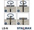 Саморез шуруп STALMAX НАГЕЛЬ LS-N 7,5х202 по бетону (арт. 11277) ЖЦ сталь (уп. 100 шт) 11277-023 7