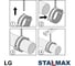 Шпилька резьбовая STALMAX DIN 975 LG 8.8 М22х1000 высокопрочная, кл. пр. 8.8, 60 гр. (арт. 11094) оц. сталь (уп. 10 шт) 11094-023 6