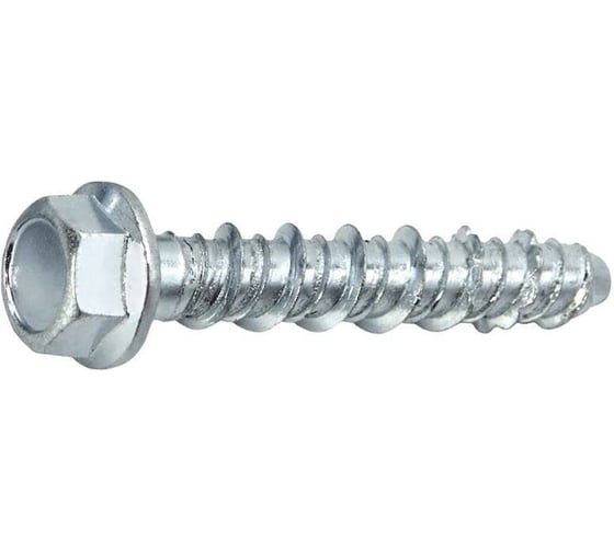 Шуруп для бетона STALMAX LSB-S 8x55/5 шестигранная голова с ПШ, кл. пр. 8.8 (арт. 11300) оц. сталь (уп. 50 шт) 11300-023 1