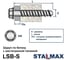 Шуруп для бетона STALMAX LSB-S 6x60/5 шестигранная голова с ПШ, кл. пр. 8.8 (арт. 11298) оц. сталь (уп. 100 шт) 11298-023 5