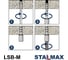 Шуруп для бетона STALMAX LSB-M 6х35 M10 с гайкой (арт. 12196) оцинкованная сталь (уп. 100 шт) 12196-023 7