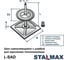 Шип самоклеящийся с шайбой STALMAX L-SAD 25 (50х50) для крепления теплоизоляции (арт. 11569) оц. сталь (уп. 100) 11569-023 5