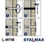 Шайба STALMAX прижимная L-WTM 80 для теплоизоляции (комплект для металлического дюбеля L-DTM) (арт. 12169) оцинкованная сталь (уп. 250 шт) 12169-023 8