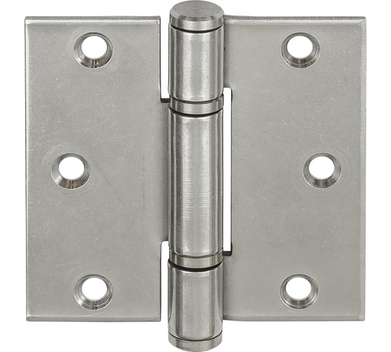 Петля VORMANN дверная, 75х75 мм, нержавеющая сталь 010870075 1