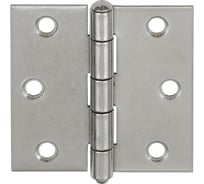 Петля VORMANN прямая, усиленная, разборная, 63х63х1,5 мм, нержавеющая сталь 010614060