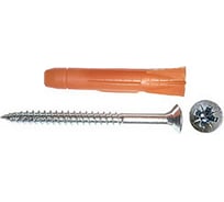 Дюбель универсальный с шурупом 3 шт. (12х71 мм) Зубр 4-301196-12-071