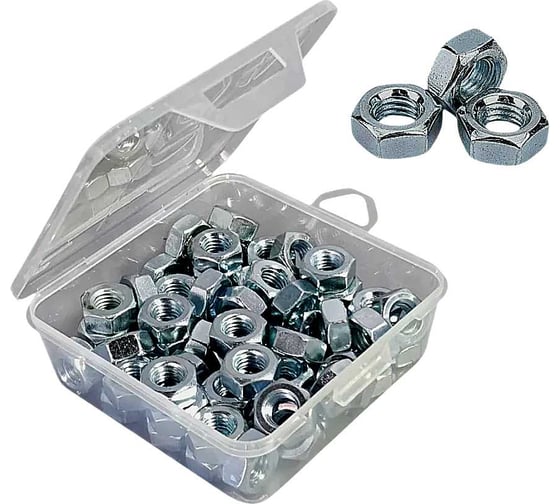 Гайка 23 Болта высокопрочная М8 ОЦ к.п.8 в органайзере, 150 шт. го8орг-ф150 1