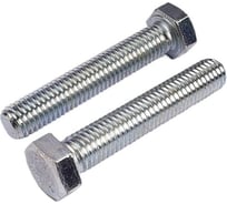 Болт Море-Метизов полн.резьба с мелк.шагом DIN 961 нержавеющая сталь А2 M16X1,5X60 мм 25 шт BOLT961А2M16156025М