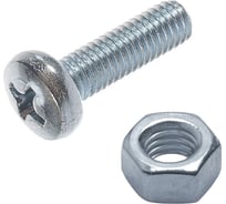 Винты 23 Болта нержавеющие с гайками М4 DIN7985 в органайзере НАБОР 3 20000100