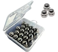 Гайка колпачковая 23 Болта нерж М10 DIN1587 в органайзере, 40 шт. гк158710орг-ф40